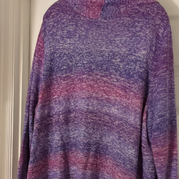 Catherines Multicolor Knit Cardigan - Picture 5 of 5